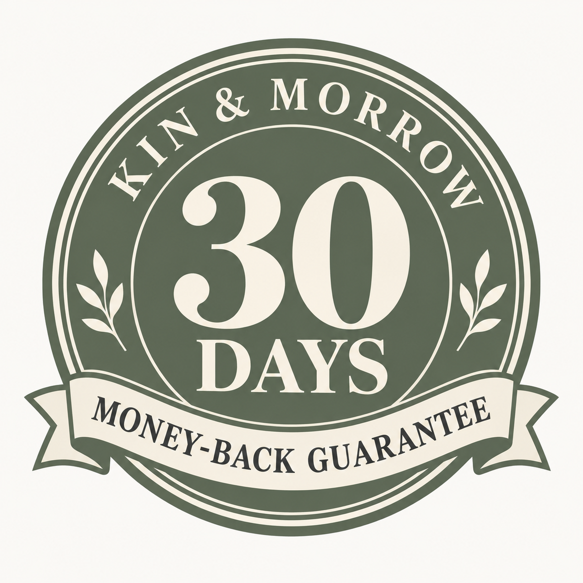 Kin & Morrow 30-day money-back guarantee